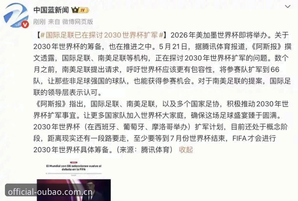 揭秘世界杯扩军到66队的背后真相：中国男足的机会来了吗？